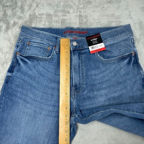 Lucky Brand 223 Straight Mens Stretch Denim Jeans 34x30 Light Blue a0326 - Picture 9 of 12